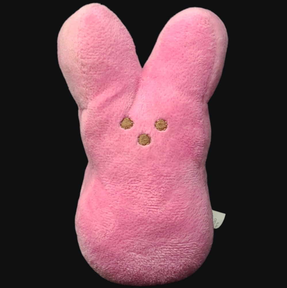 2019 JUST BORN PINK PEEPS BUNNY PLUSH BEANIE